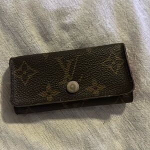 Authentic Louis Vuitton Hot Pink 4 Key ring